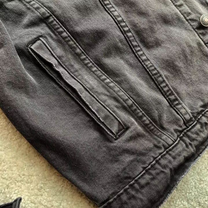 KIARA - Broderet Denim Jakke til Damer