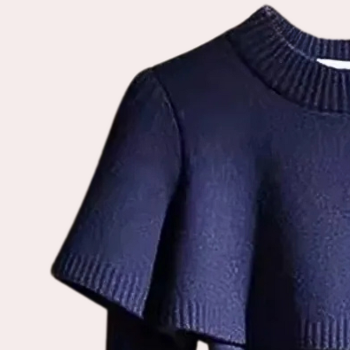VIVIA - Stilfuld Sweater med Bælte til Damer