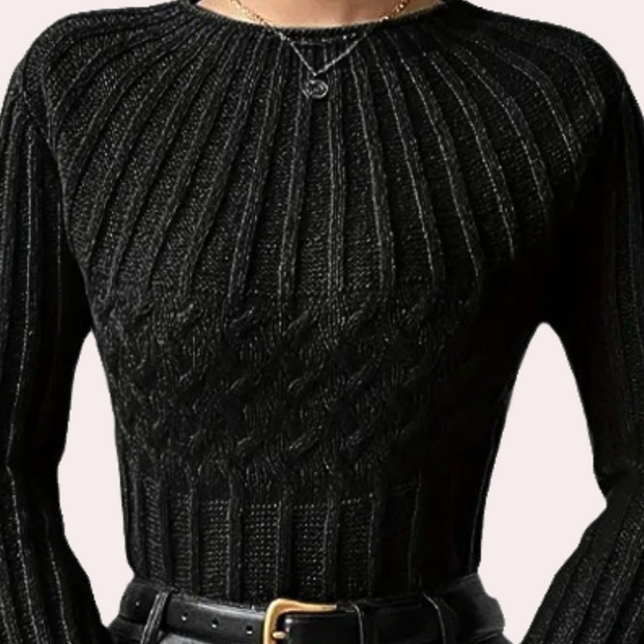 DENISE - Moderne Flared Ærme Sweater til Kvinder