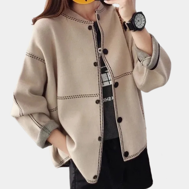 JANE - Elegant Varm Cardigan til Kvinder