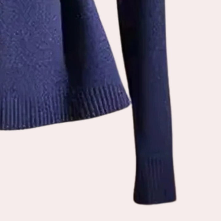 VIVIA - Stilfuld Sweater med Bælte til Damer