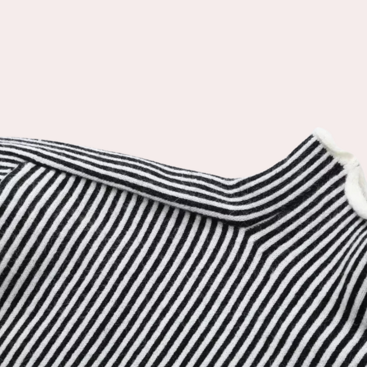 ASHLEY  - Elegant Stribet Sweater til Kvinder
