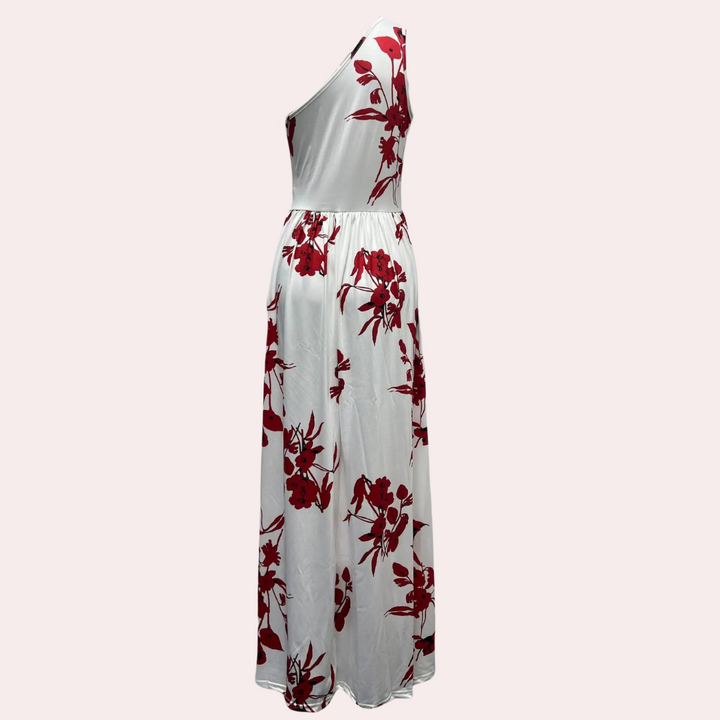 Loredana - Asymmetrisk One-Shoulder Maxikjole til Kvinder