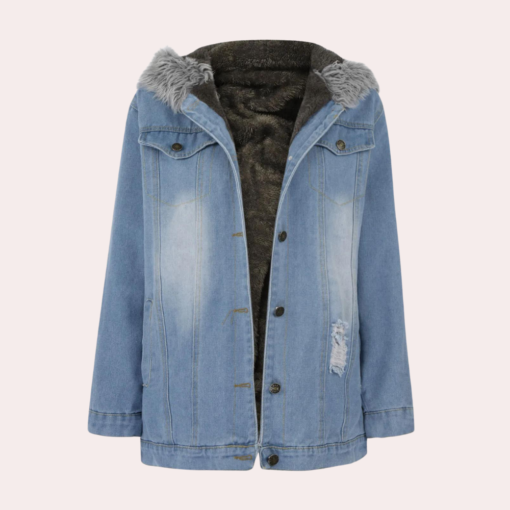 Monika - Elegant og Alsidig Denimjakke til Kvinder