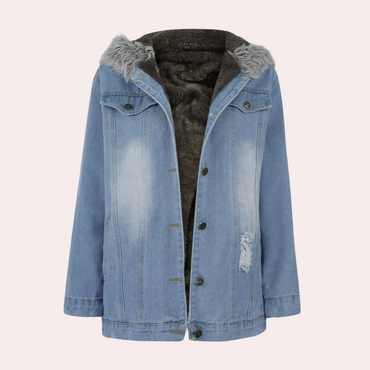 Monika - Elegant og Alsidig Denimjakke til Kvinder