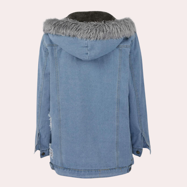 Monika - Elegant og Alsidig Denimjakke til Kvinder