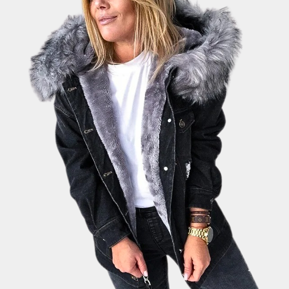 Monika - Elegant og Alsidig Denimjakke til Kvinder