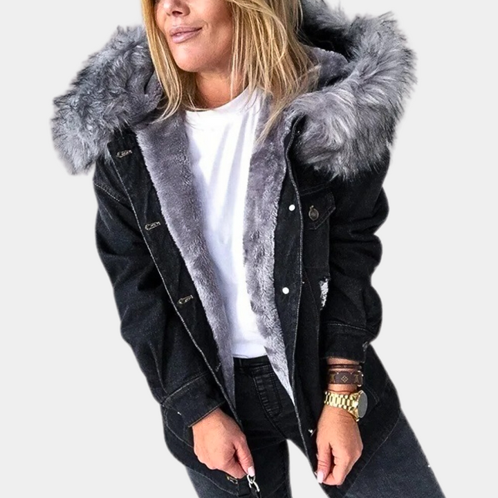 Monika - Elegant og Alsidig Denimjakke til Kvinder
