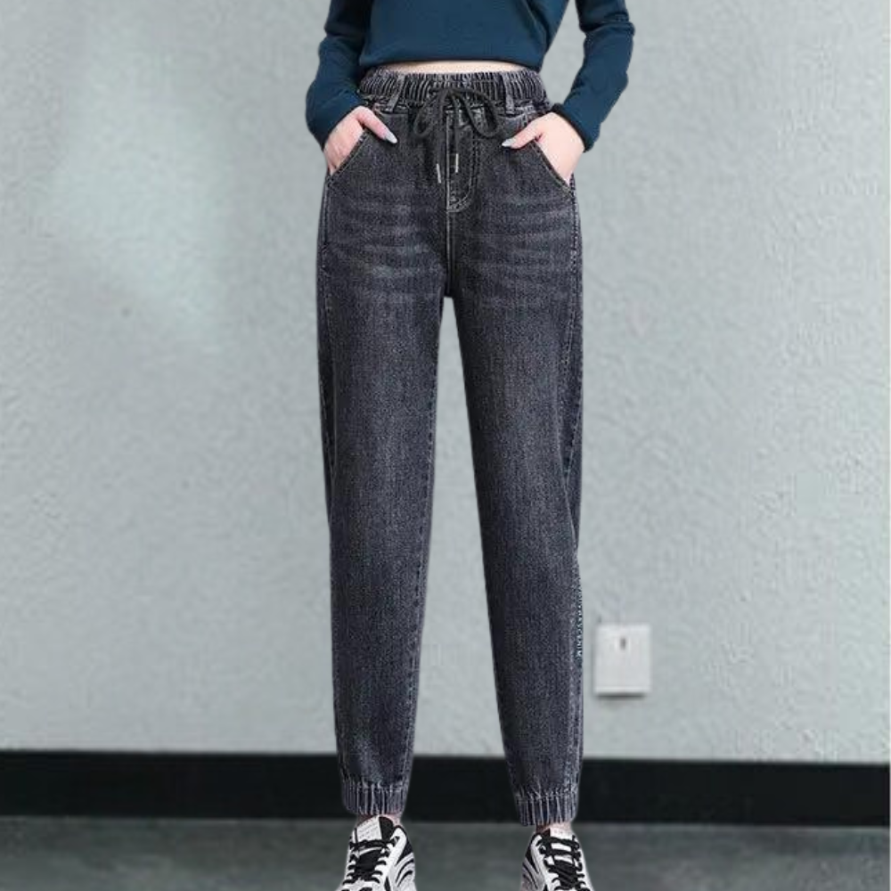 Lucrezia - Komfortable jeans i retrostil til kvinder