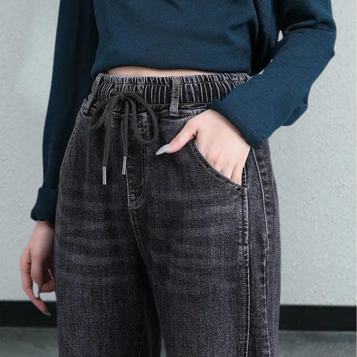 Lucrezia - Komfortable jeans i retrostil til kvinder