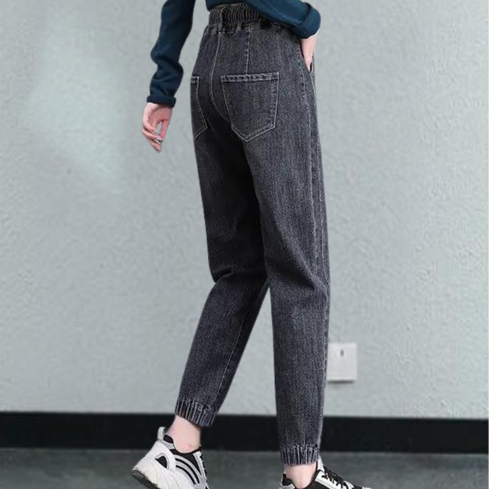 Lucrezia - Komfortable jeans i retrostil til kvinder