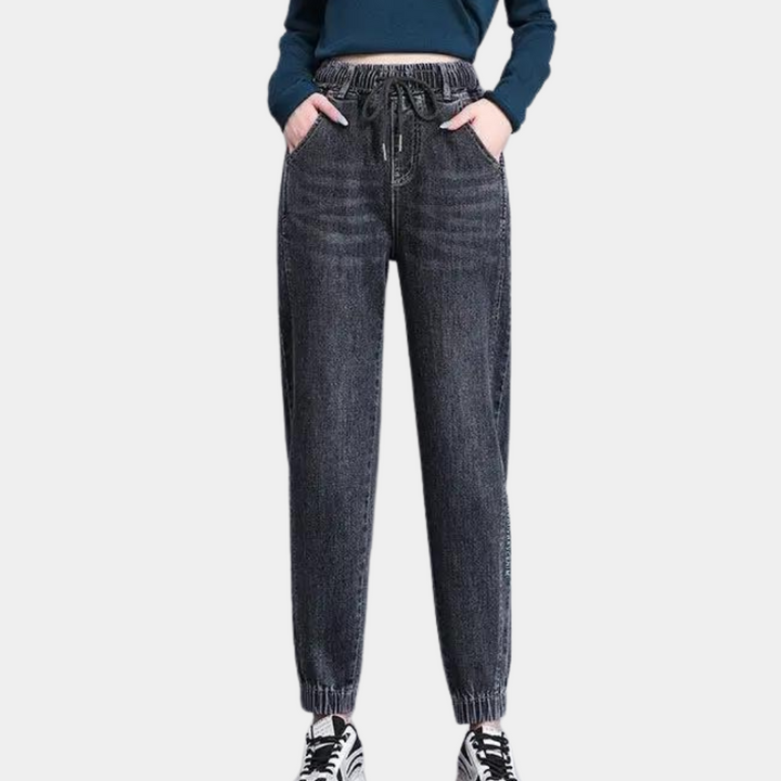 Lucrezia - Komfortable jeans i retrostil til kvinder
