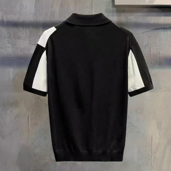 Andrei - Strikket poloshirt til mænd