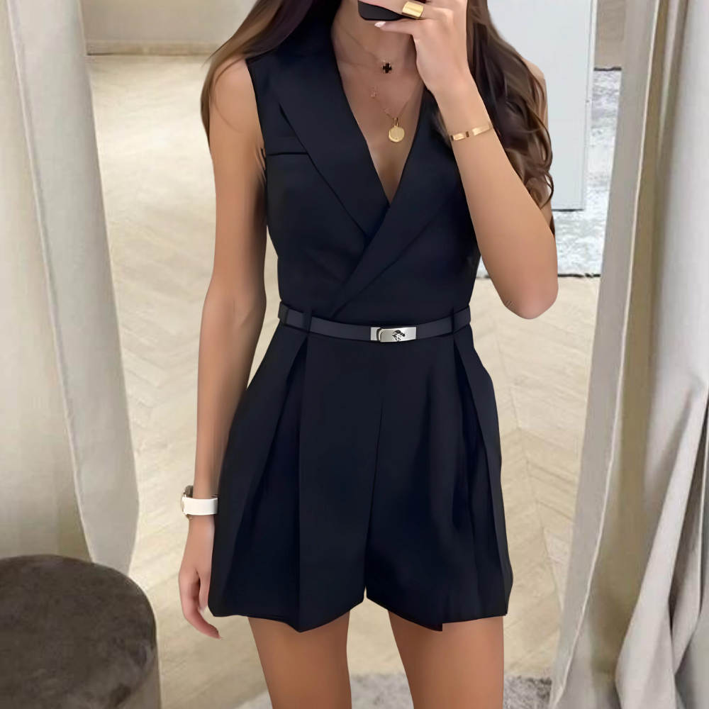 Sanda – Elegant ærmeløs jumpsuit til kvinder
