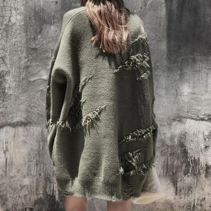Maxime - Stilfuld løs strikket sweater til kvinder