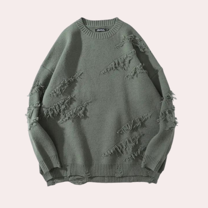 Maxime - Stilfuld løs strikket sweater til kvinder