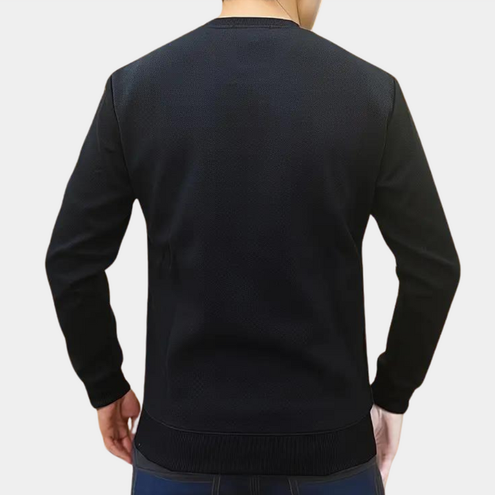 Mihnea – Afslappet herresweatshirt med rund hals