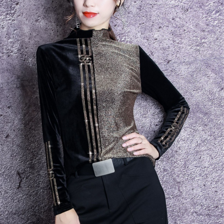 Xanthi - Elegant kvindesweater med mock neck