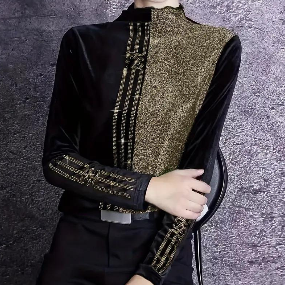 Xanthi - Elegant kvindesweater med mock neck
