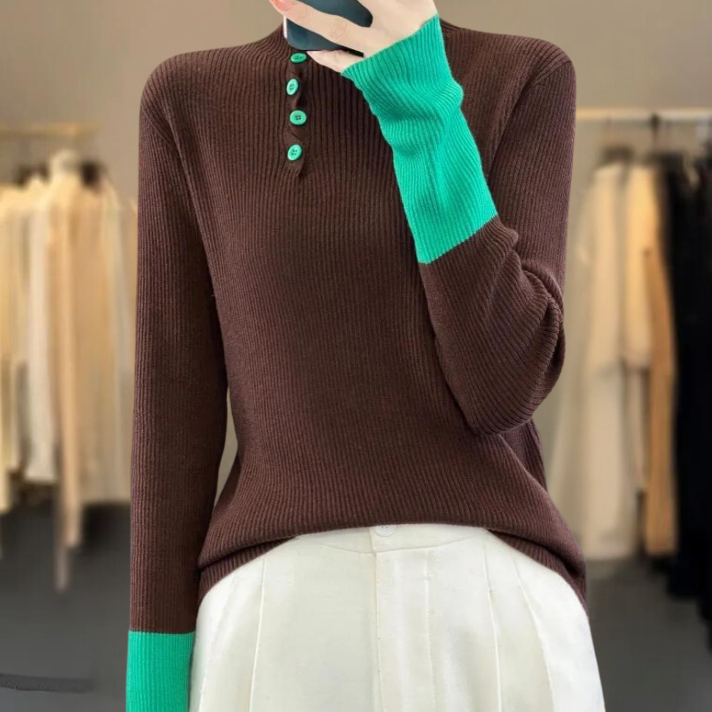 Rhea - Elegant Slim Fit-sweater til kvinder
