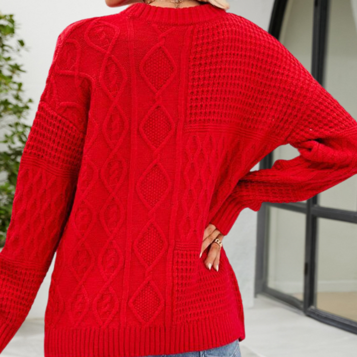 Melisande - Afslappet strikket sweater til kvinder