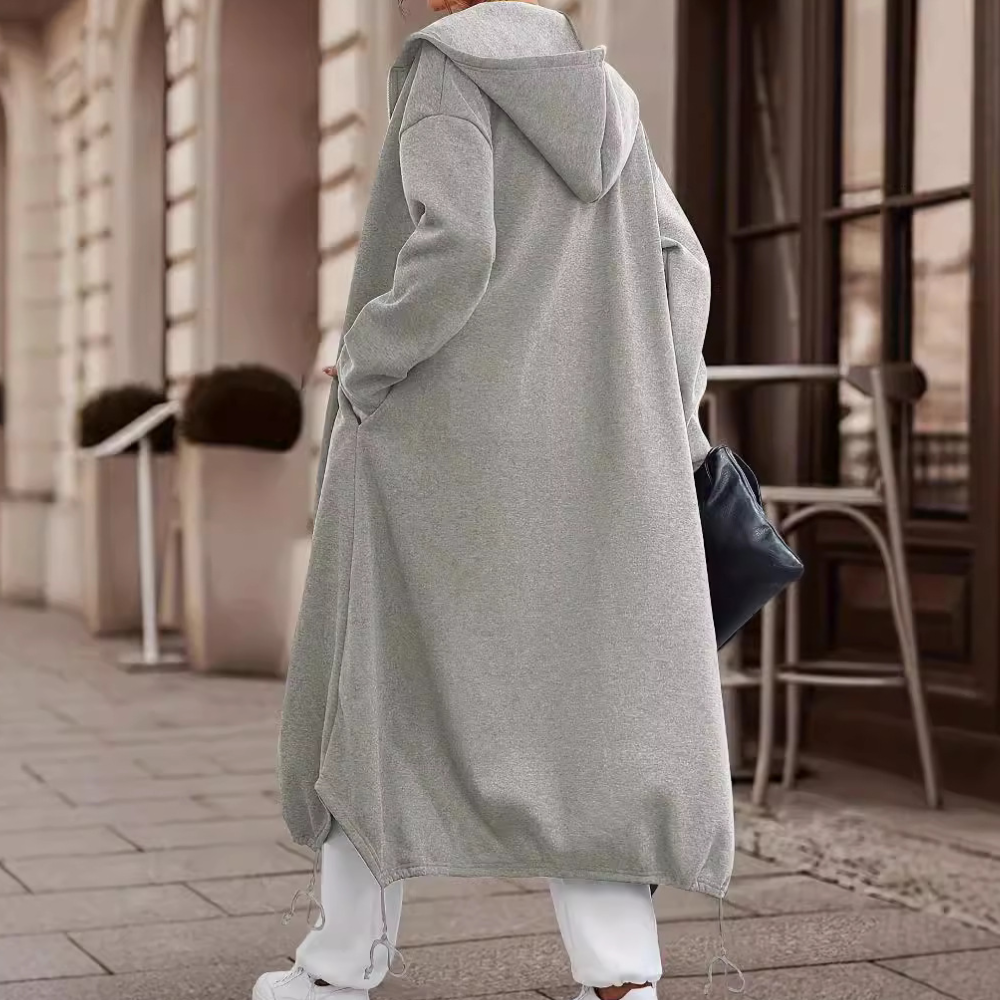 Meryl - Afslappet lang løs cardigan til kvinder