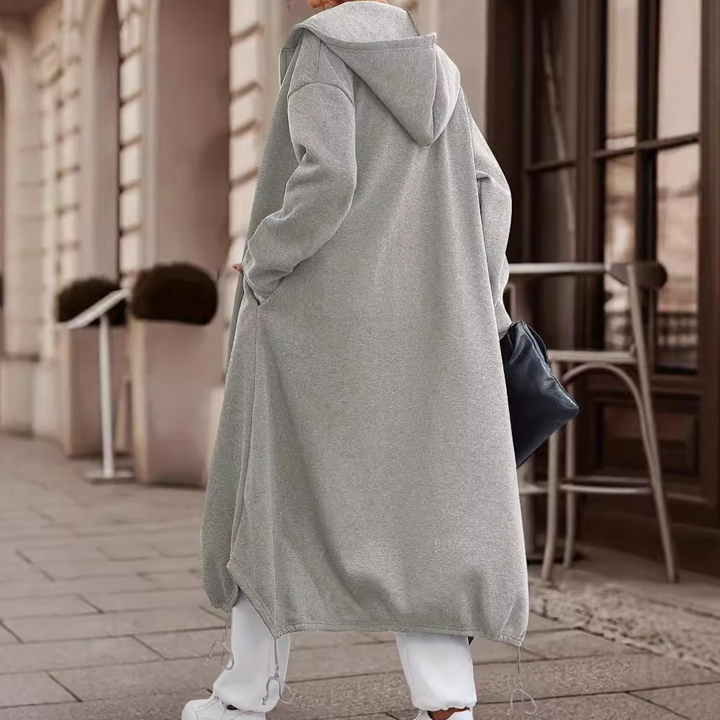 Meryl - Afslappet lang løs cardigan til kvinder