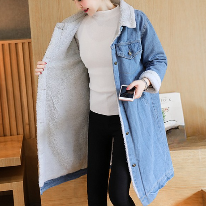 Alida - Elegant denimfrakke til kvinder