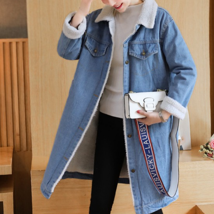 Alida - Elegant denimfrakke til kvinder