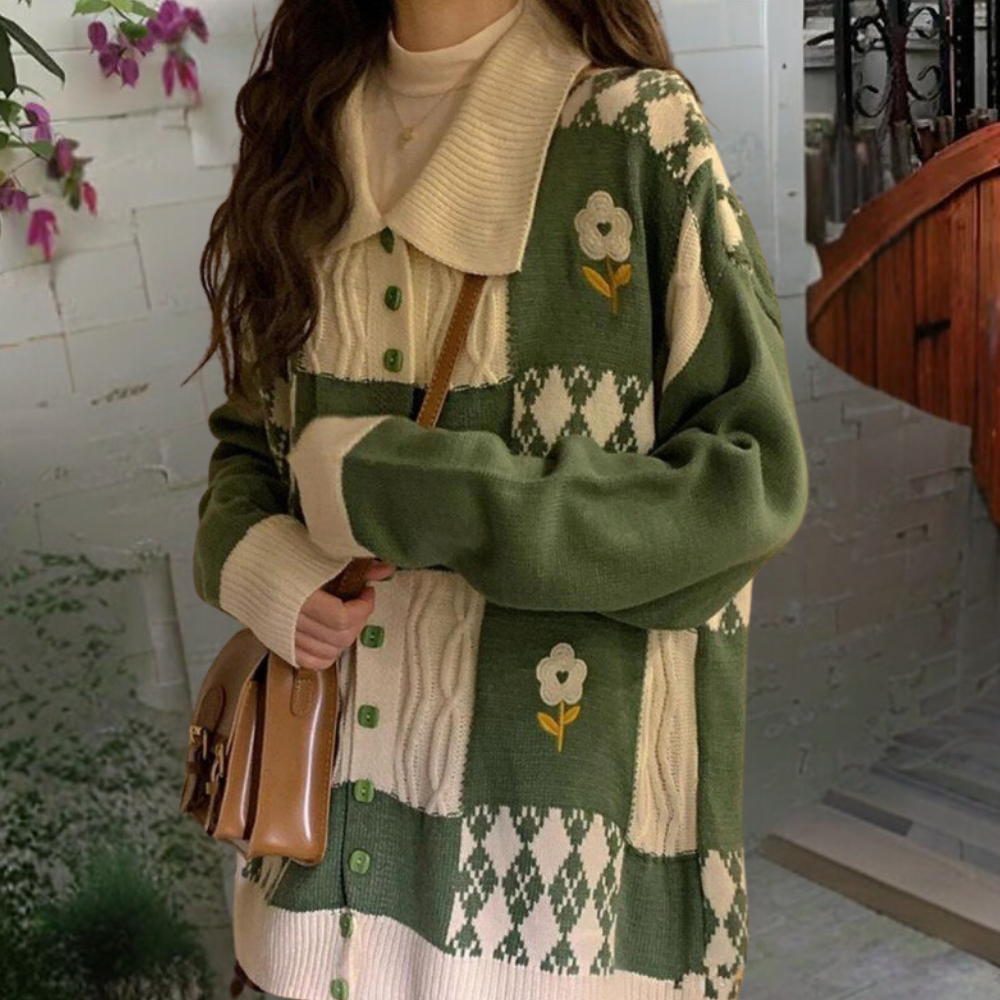 Christelle - Elegant Ternet Cardigan til Kvinder