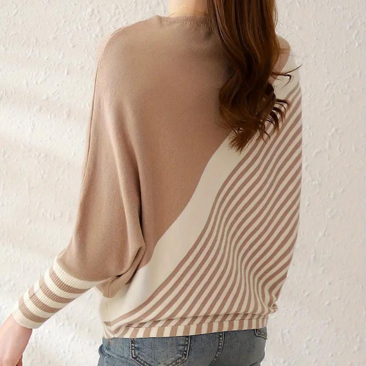 Oleda - Stilfuld stribet sweater til kvinder