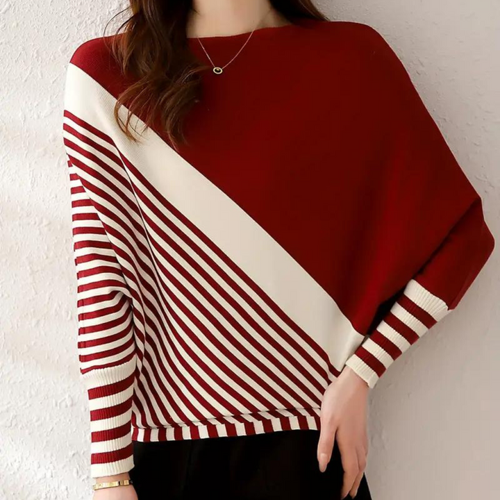Oleda - Stilfuld stribet sweater til kvinder