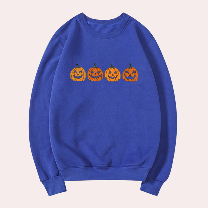 Afra - Afslappet Halloween-sweater til kvinder