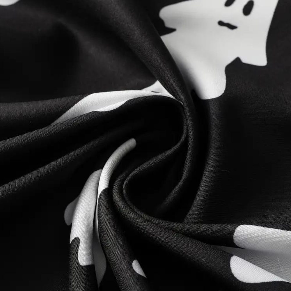 Radek - Halloween-skjorte med spøgelsestryk til mænd