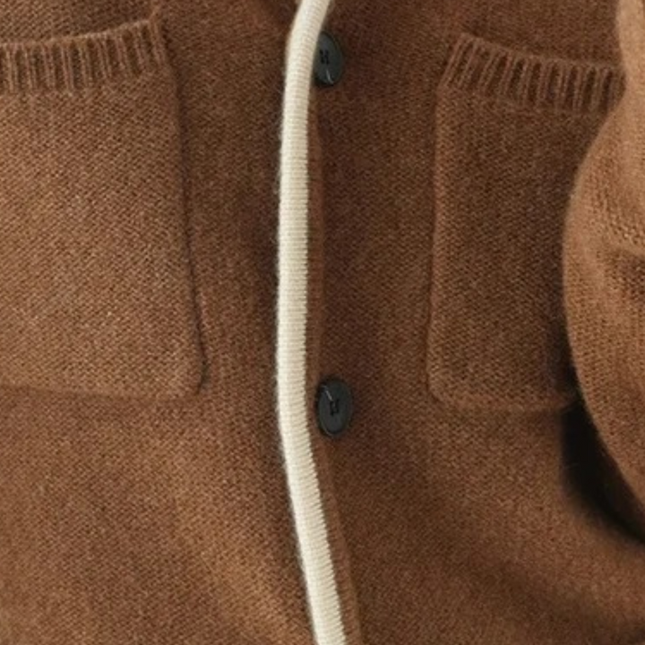 Mahaut - Elegant strikket damecardigan med praktiske lommer