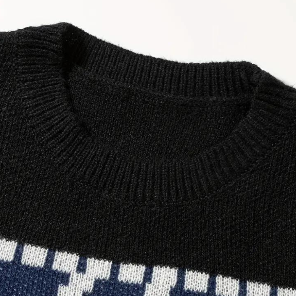 Szigfrid - Trendy strikket sweater til mænd
