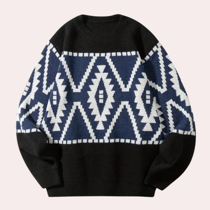 Szigfrid - Trendy strikket sweater til mænd