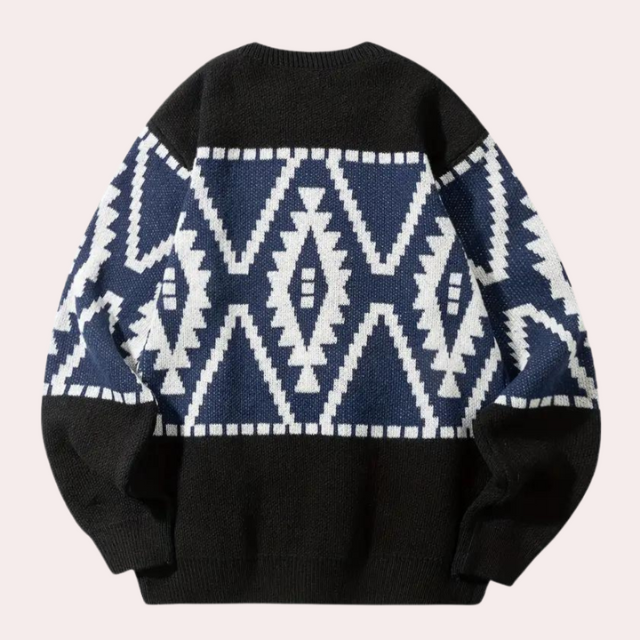Szigfrid - Trendy strikket sweater til mænd