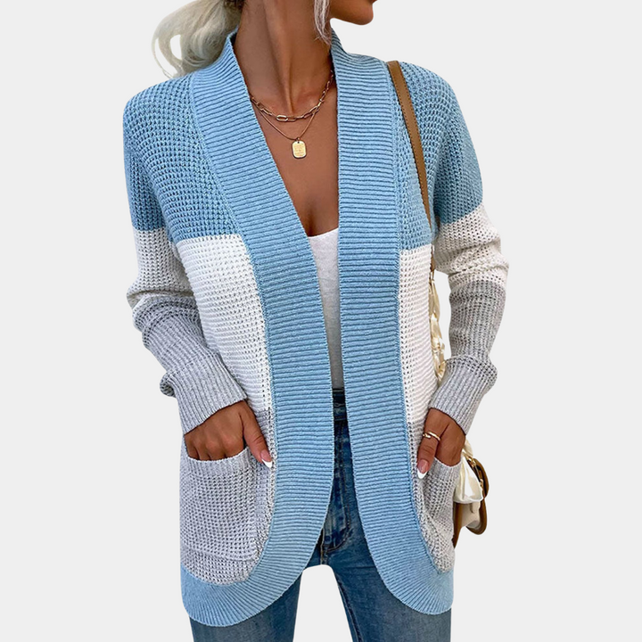 Jacintha - Komfortabel og elegant strikket cardigan til kvinder