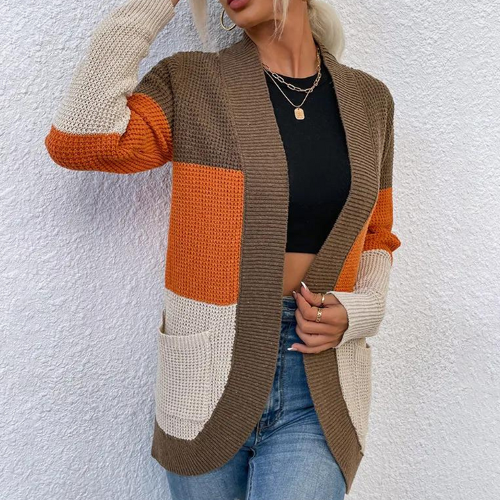 Jacintha - Komfortabel og elegant strikket cardigan til kvinder
