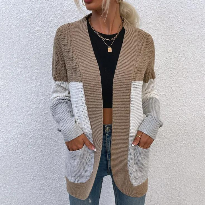 Jacintha - Komfortabel og elegant strikket cardigan til kvinder