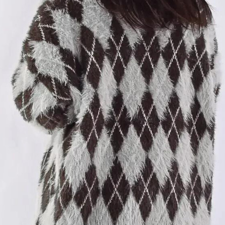 Clarimonde - Elegant Ternet Cardigan til Kvinder