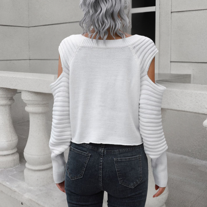 SANDRA - Elegant Strikket Sweater til Kvinder
