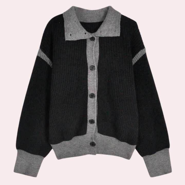 KATRINE - Moderne Strikket Cardigan til Kvinder