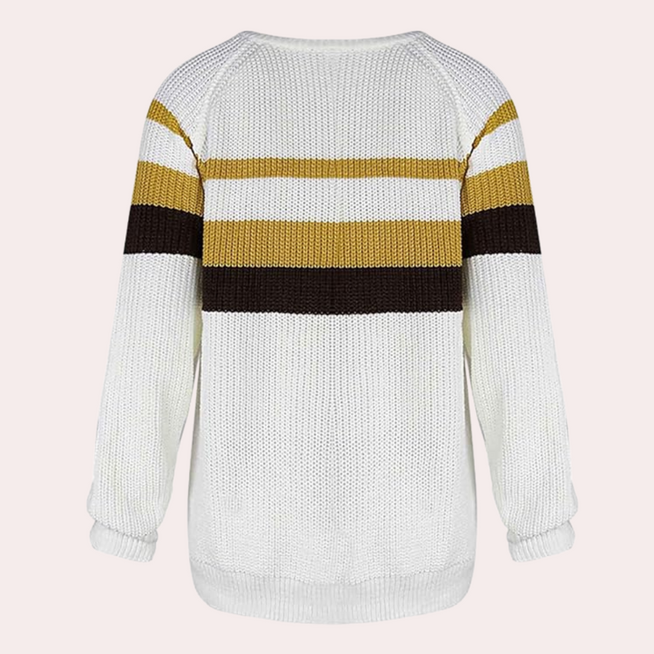 FREDA - Behagelig Strikket Sweater til Kvinder