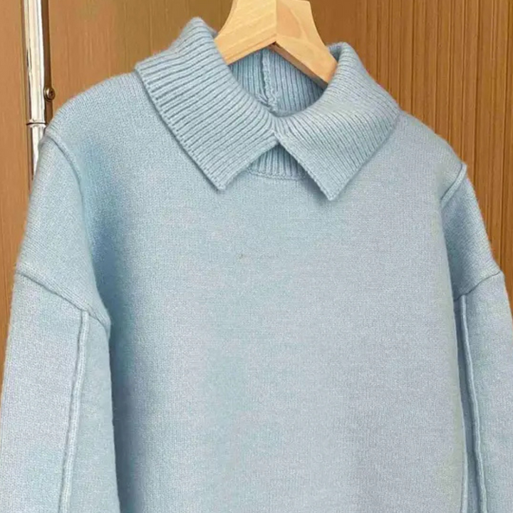 KAYLA - Moderigtig Strikket Pullover til Kvinder