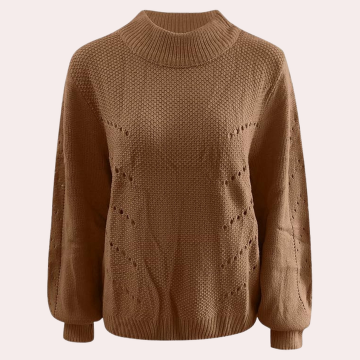 ARIANA - Afslappet Strikket Sweater til Dame
