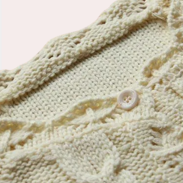 AILANA - Sofistikeret Strikket Cardigan til Kvinder