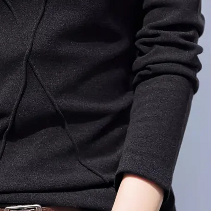 DALIA - Afslappet Halv Turtleneck Sweater til Kvinder