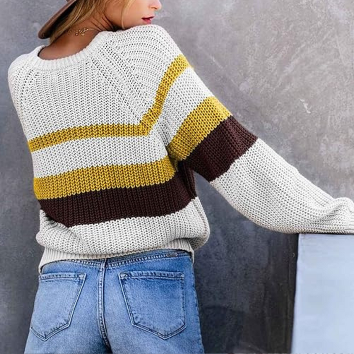FREDA - Behagelig Strikket Sweater til Kvinder